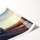 Extra large wall art featuring a detailed line art of flowers in black and white, printed on rolled canvas.