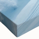 Black and white landscape wall art on stretched canvas featuring a row of parked trucks, suitable for bedroom decor.