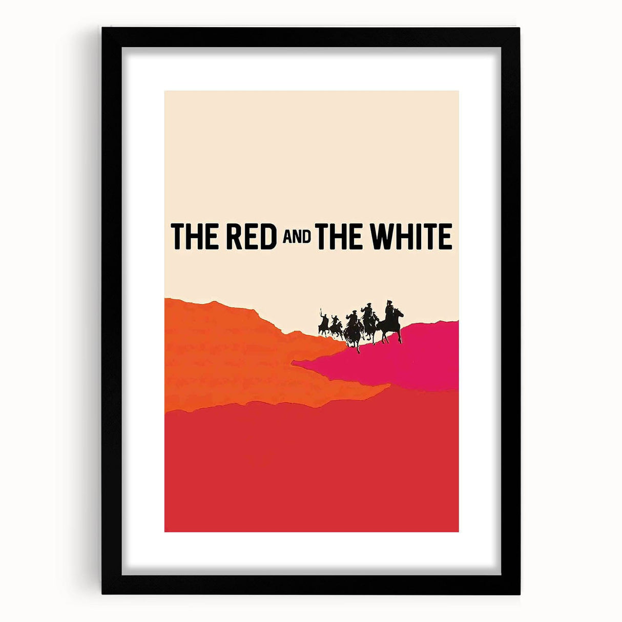 1960s Movie Posters The Red and the White Vintage War Drama Print