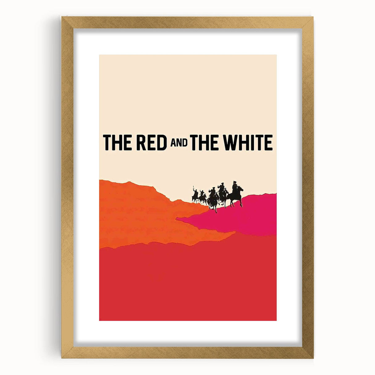 1960s Movie Posters The Red and the White Vintage War Drama Print