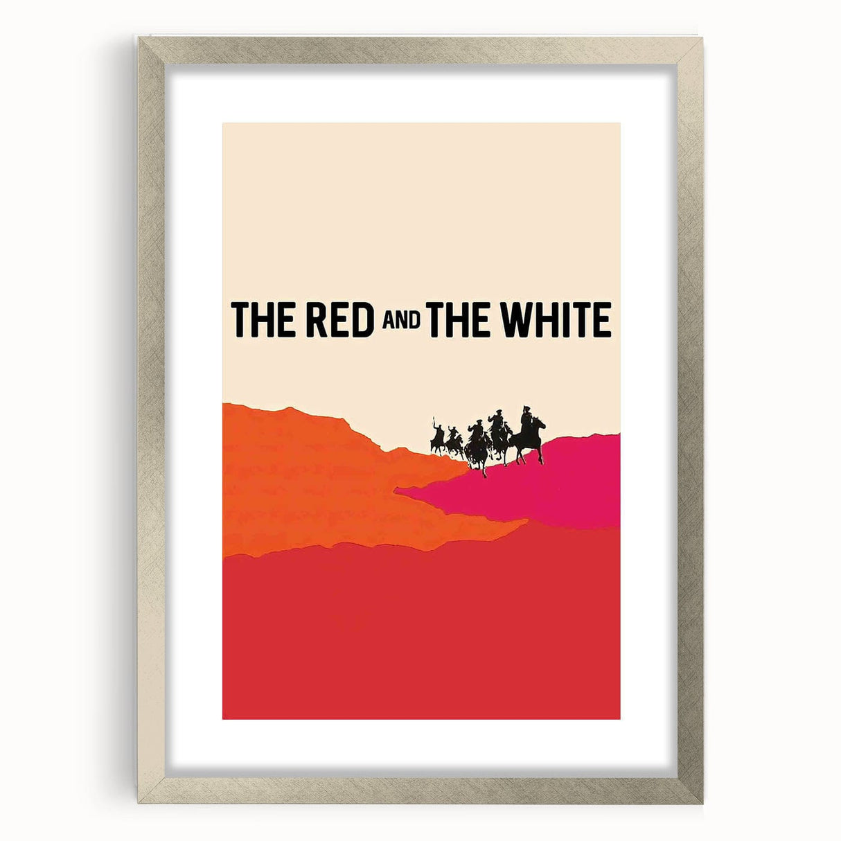 1960s Movie Posters The Red and the White Vintage War Drama Print