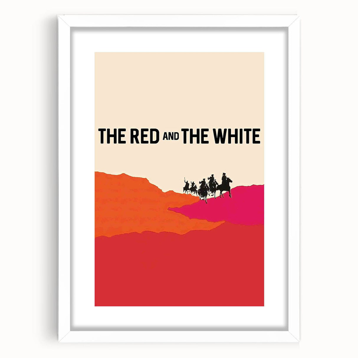 1960s Movie Posters The Red and the White Vintage War Drama Print