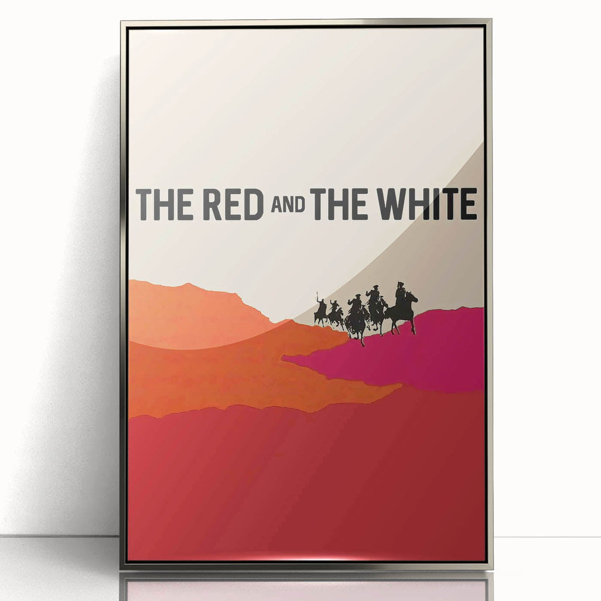 1960s Movie Posters The Red and the White Vintage War Drama Print