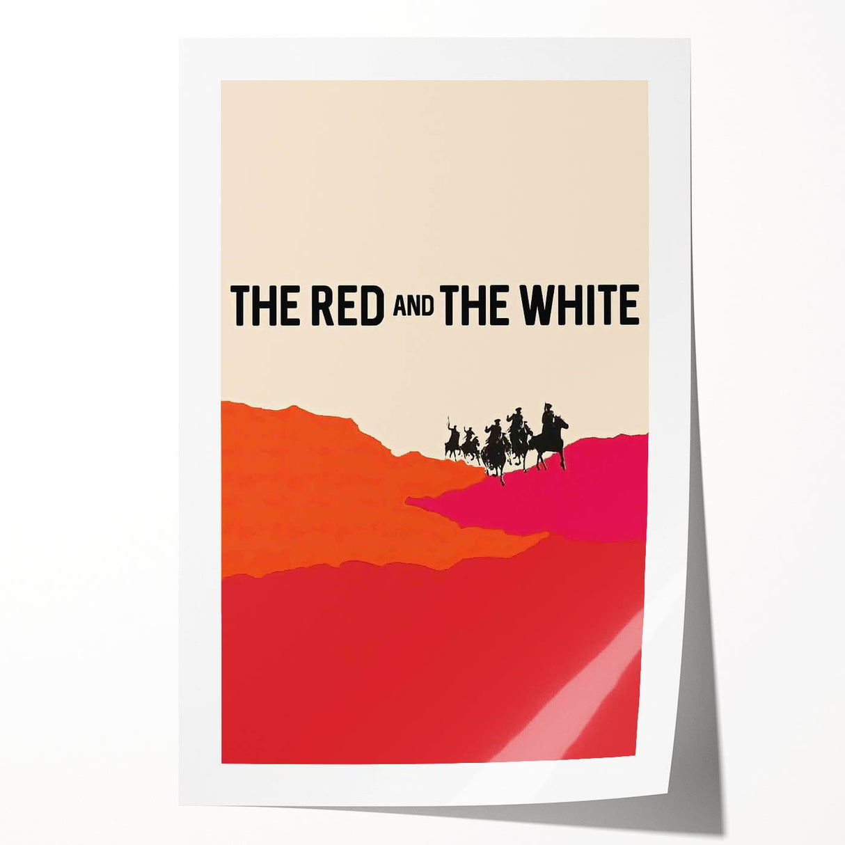 1960s Movie Posters The Red and the White Vintage War Drama Print
