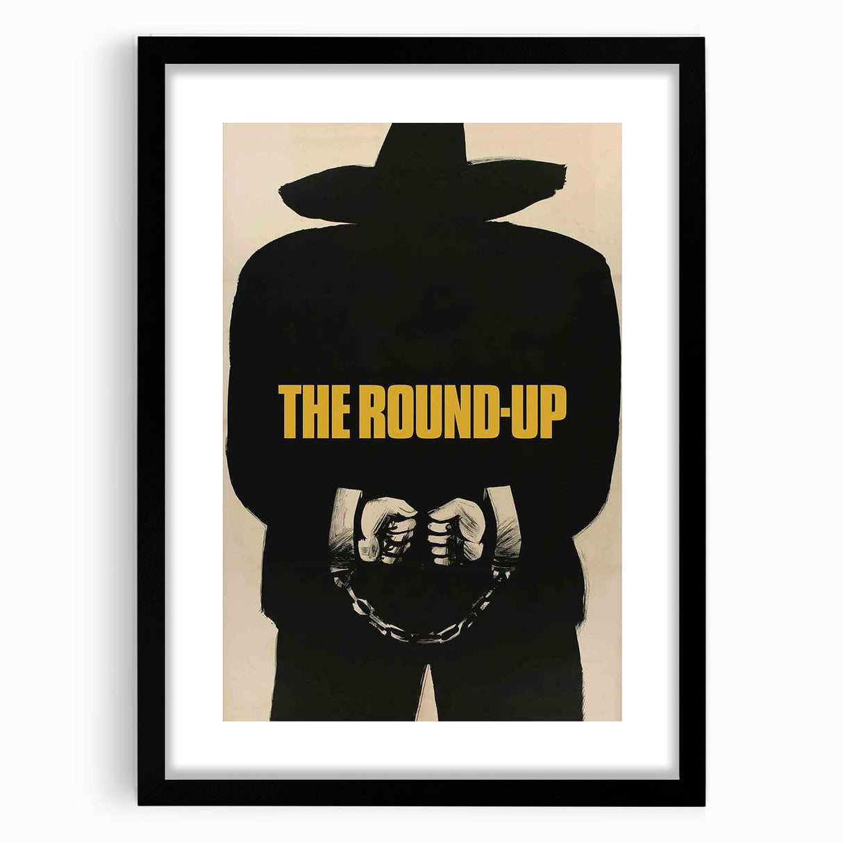 The Round-Up 1960s Movie Poster – Vintage Film Print Wall Art