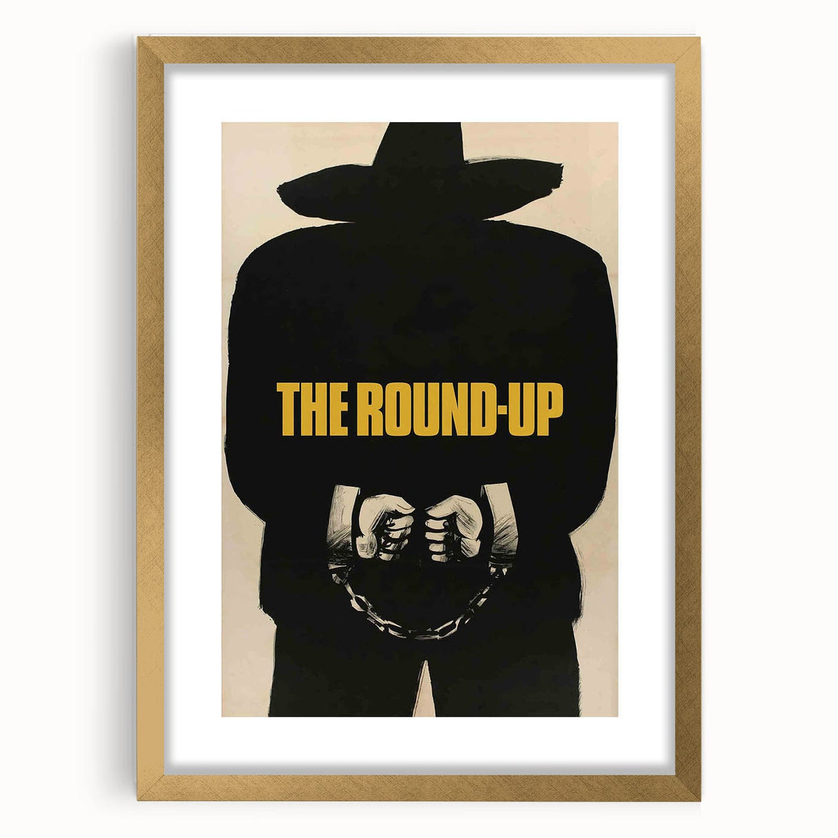 The Round-Up 1960s Movie Poster – Vintage Film Print Wall Art