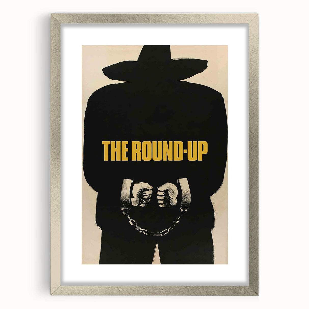 The Round-Up 1960s Movie Poster – Vintage Film Print Wall Art
