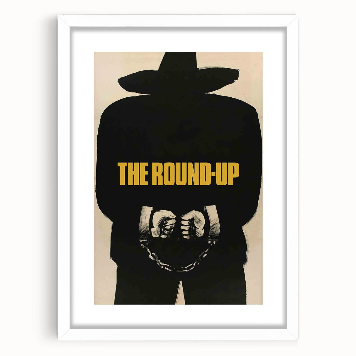 The Round-Up 1960s Movie Poster – Vintage Film Print Wall Art