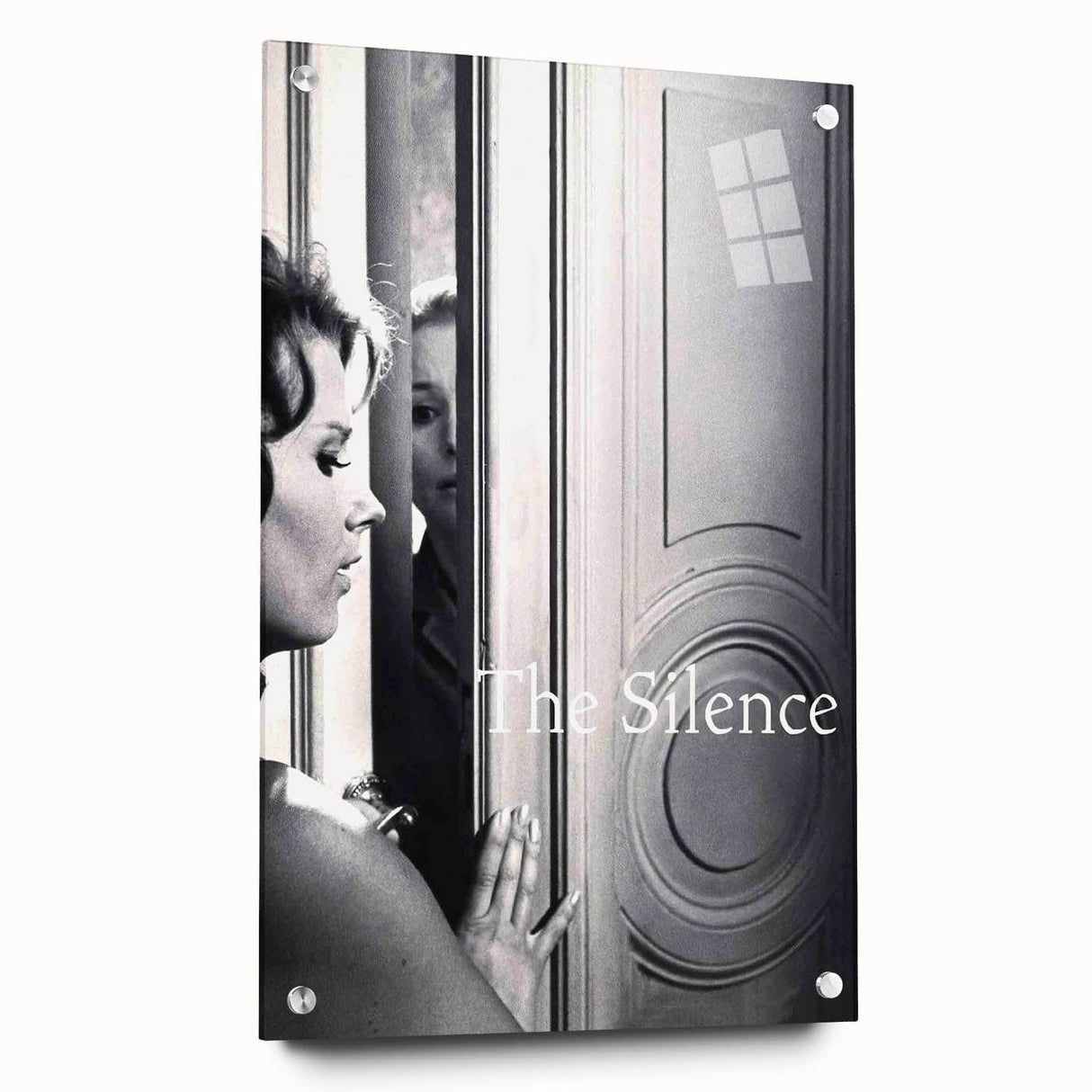 The Silence 1960s Movie Poster – Vintage Film Noir Wall Print