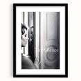 The Silence 1960s Movie Poster – Vintage Film Noir Wall Print