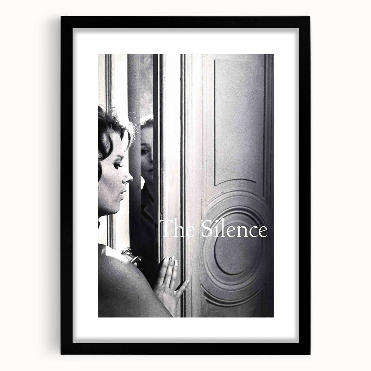 The Silence 1960s Movie Poster – Vintage Film Noir Wall Print