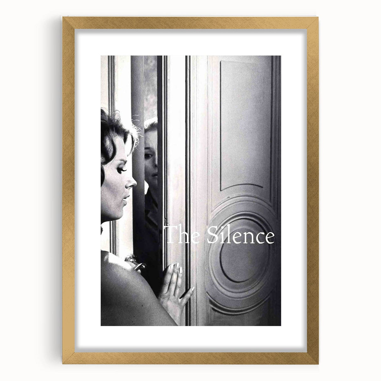 The Silence 1960s Movie Poster – Vintage Film Noir Wall Print