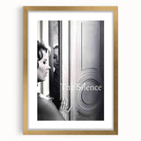 The Silence 1960s Movie Poster – Vintage Film Noir Wall Print