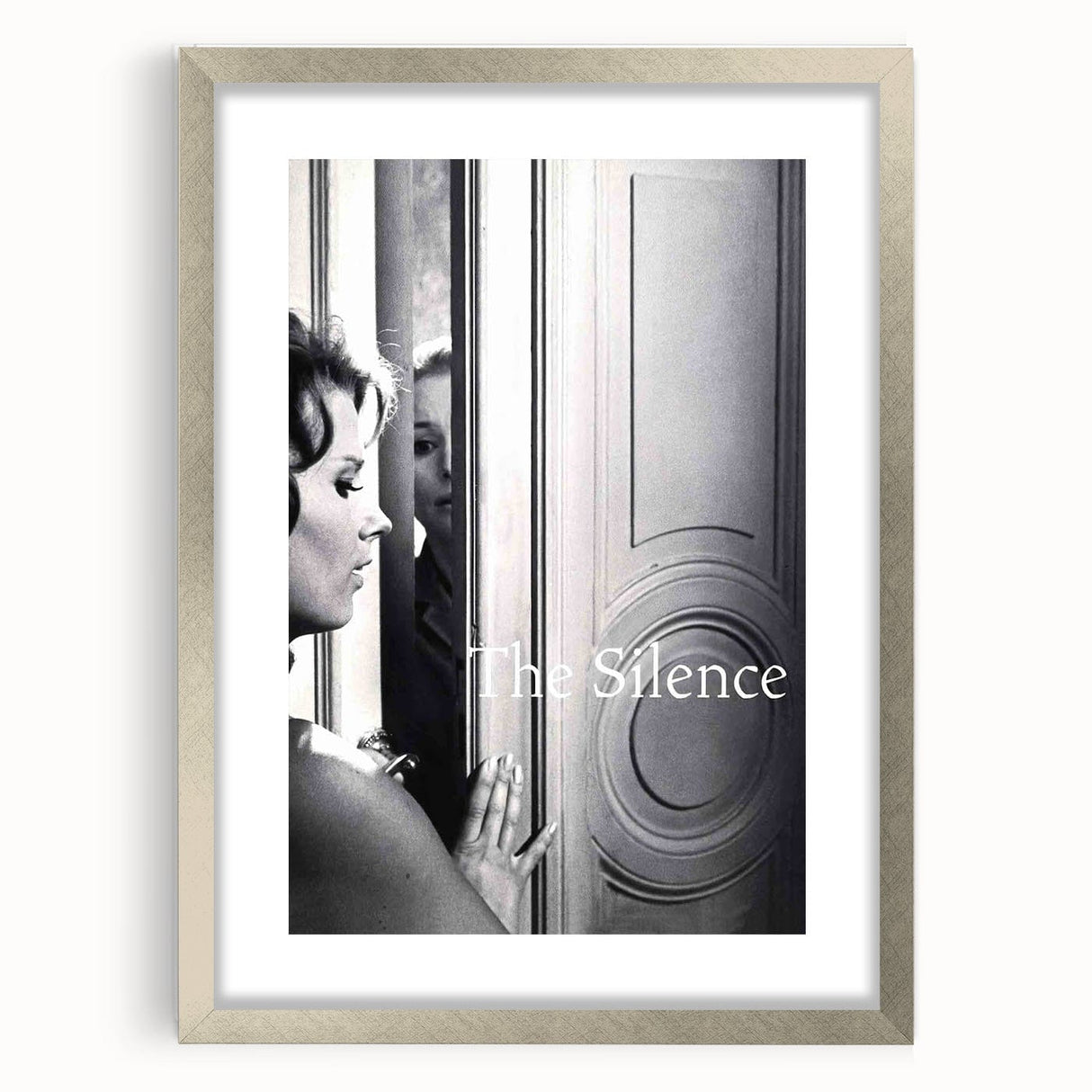 The Silence 1960s Movie Poster – Vintage Film Noir Wall Print
