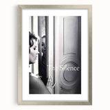 The Silence 1960s Movie Poster – Vintage Film Noir Wall Print