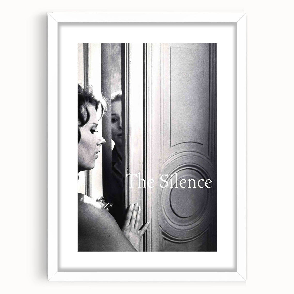The Silence 1960s Movie Poster – Vintage Film Noir Wall Print