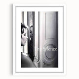 The Silence 1960s Movie Poster – Vintage Film Noir Wall Print