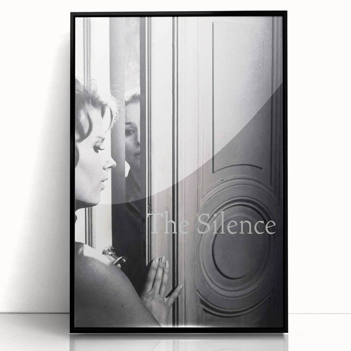 The Silence 1960s Movie Poster – Vintage Film Noir Wall Print