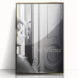 The Silence 1960s Movie Poster – Vintage Film Noir Wall Print