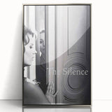 The Silence 1960s Movie Poster – Vintage Film Noir Wall Print