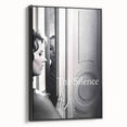 The Silence 1960s Movie Poster – Vintage Film Noir Wall Print