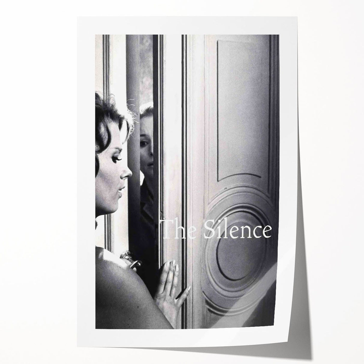 The Silence 1960s Movie Poster – Vintage Film Noir Wall Print