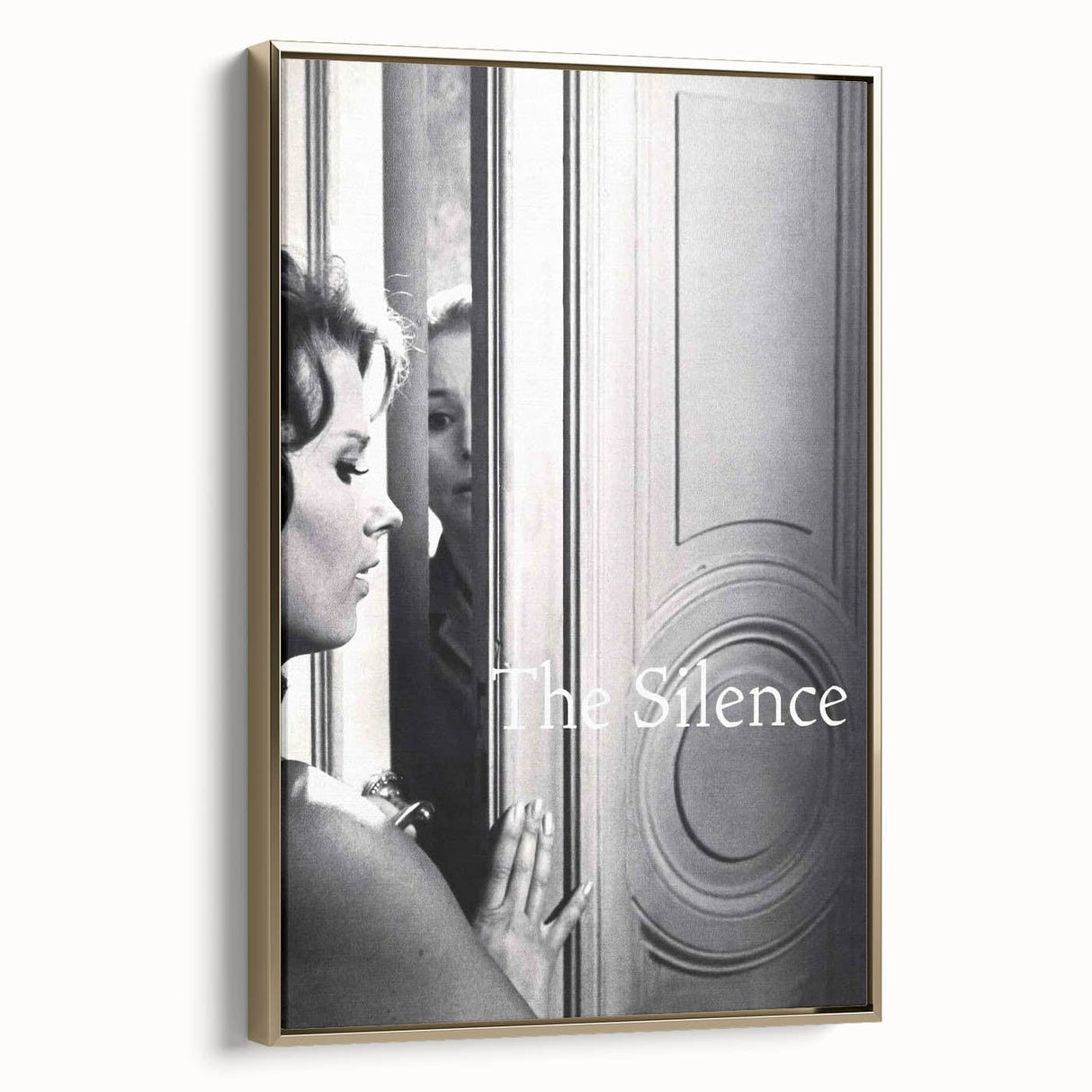 The Silence 1960s Movie Poster – Vintage Film Noir Wall Print