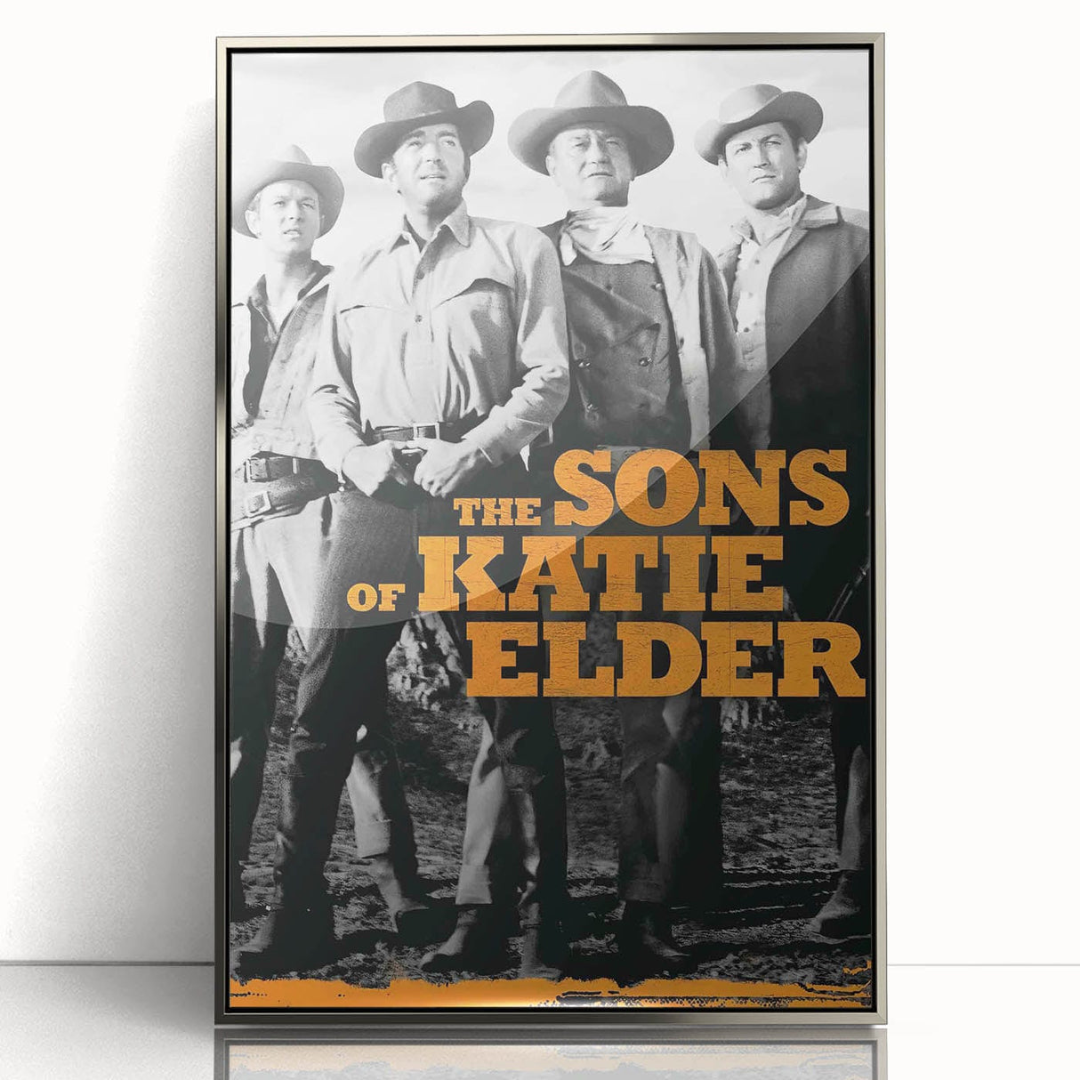 Classic 60s Movie Print - The Sons of Katie Elder Vintage Poster