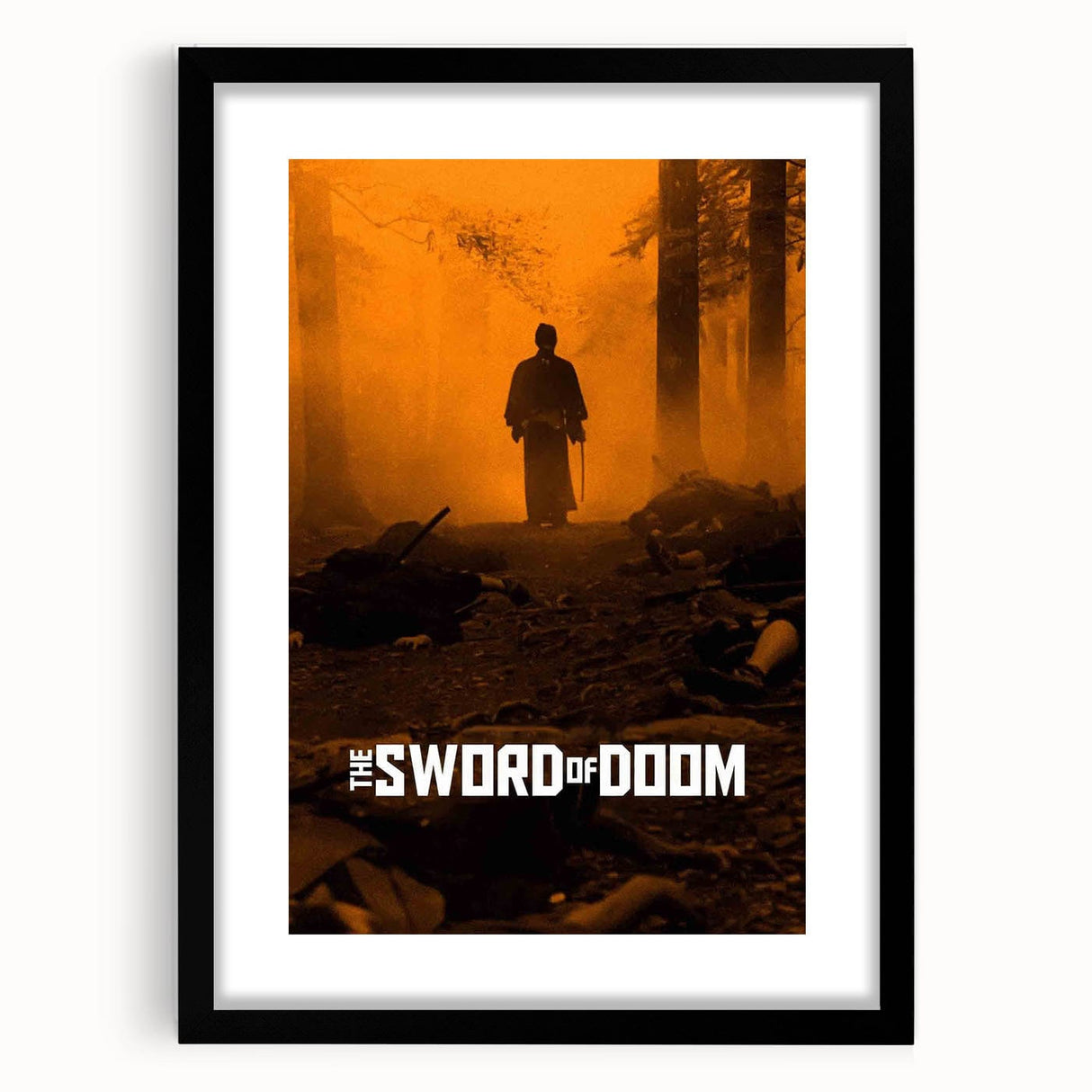 Classic 60s Movie Print - The Sword of Doom 1960s Vintage Poster
