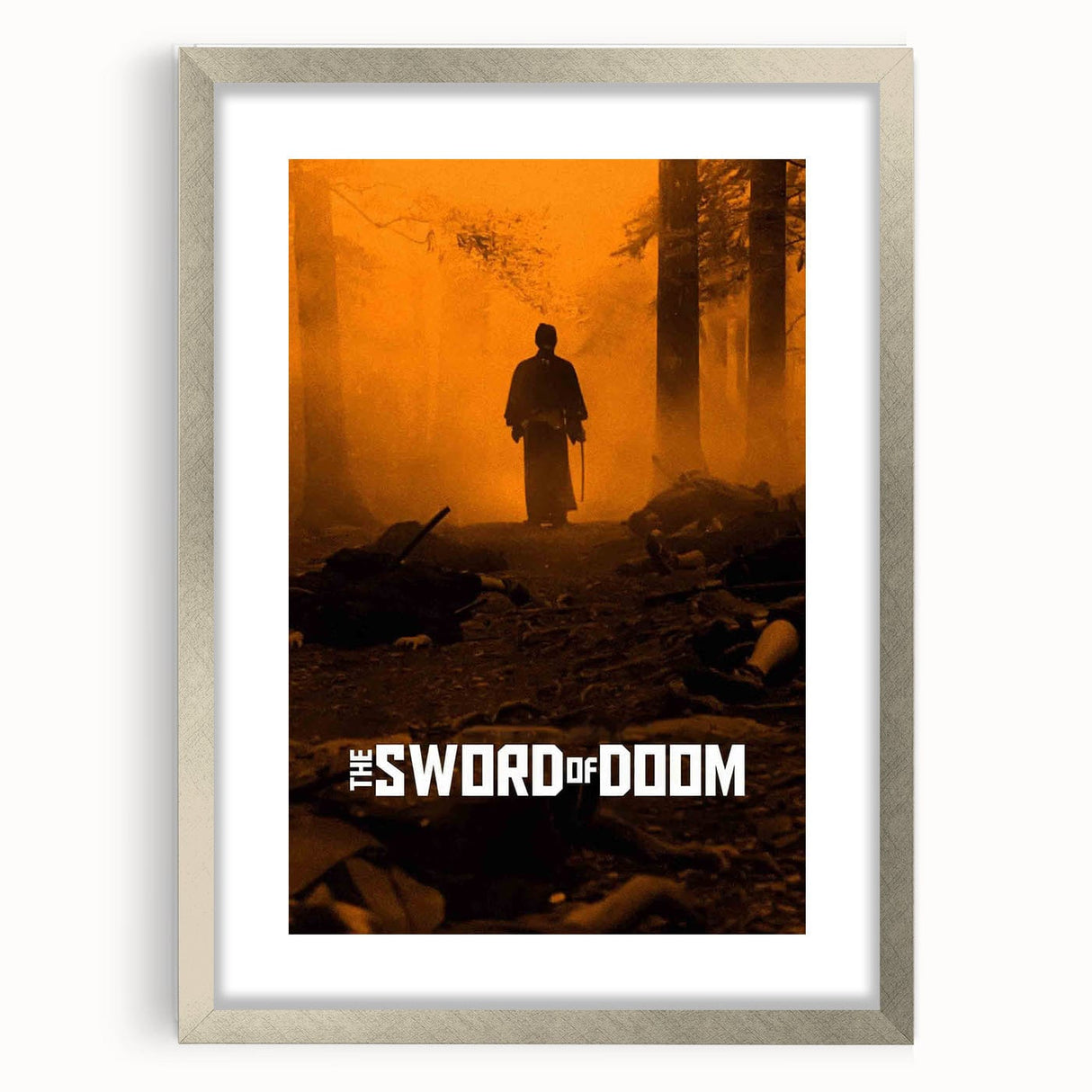 Classic 60s Movie Print - The Sword of Doom 1960s Vintage Poster