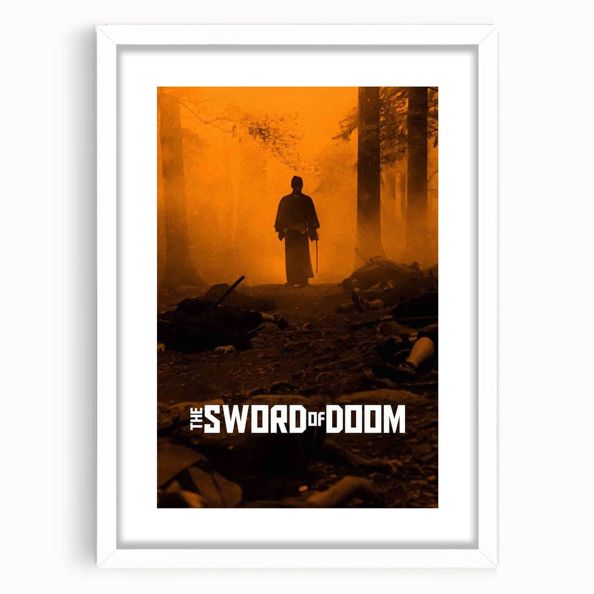 Classic 60s Movie Print - The Sword of Doom 1960s Vintage Poster