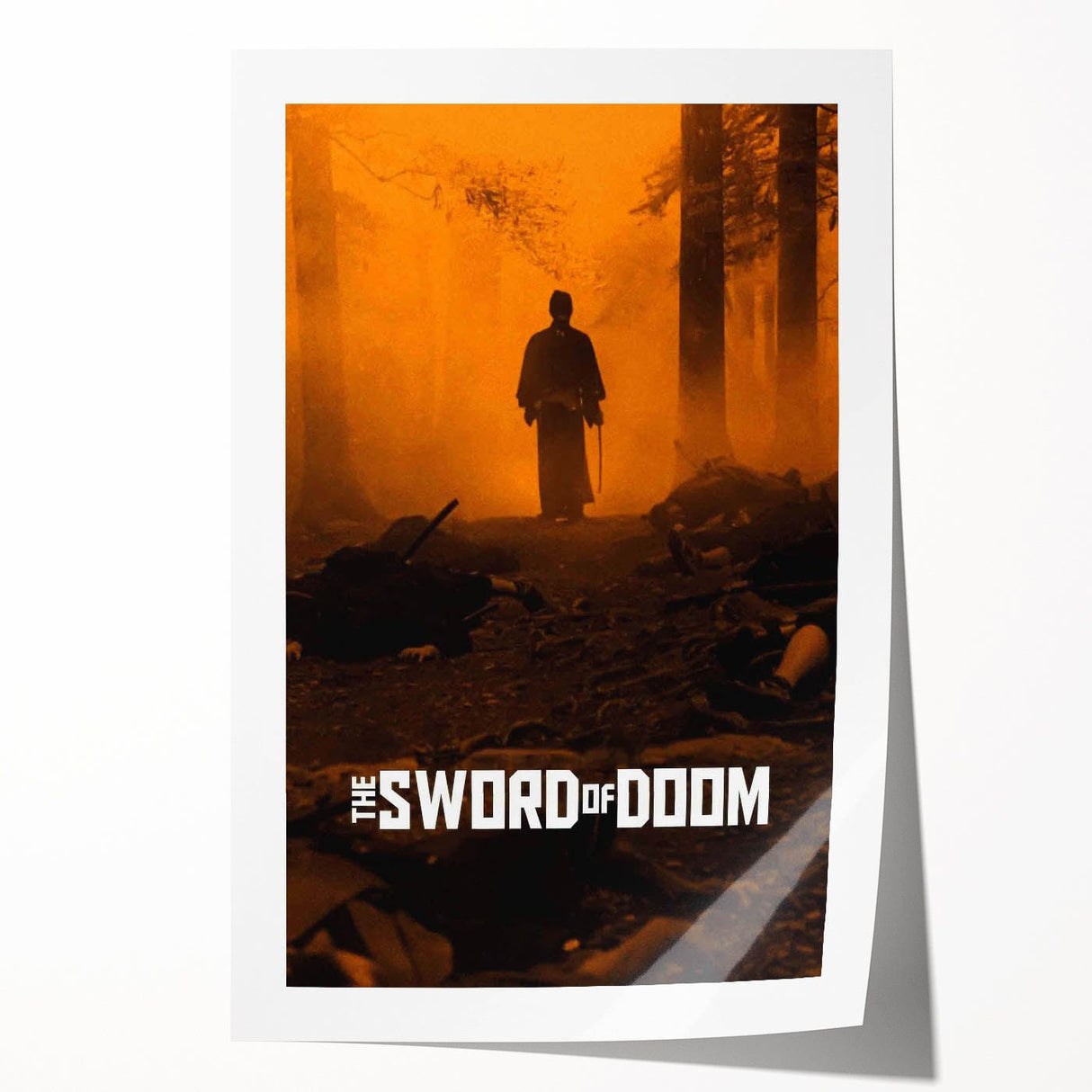 Classic 60s Movie Print - The Sword of Doom 1960s Vintage Poster