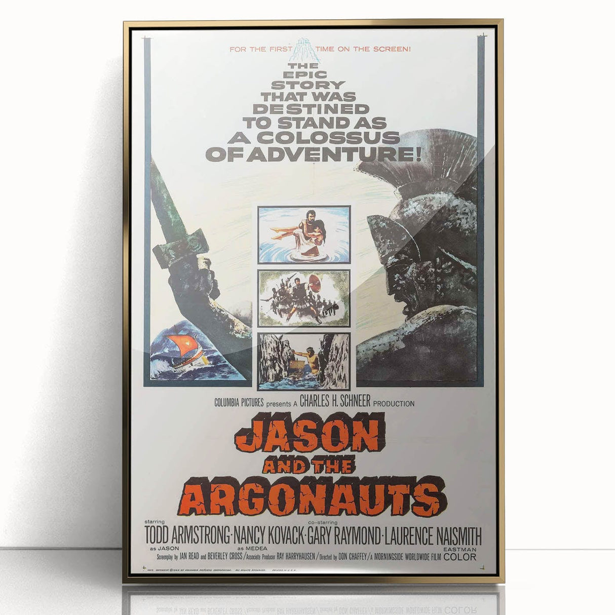 Retro Cinema Art 1960s - Jason and the Argonauts Movie Poster
