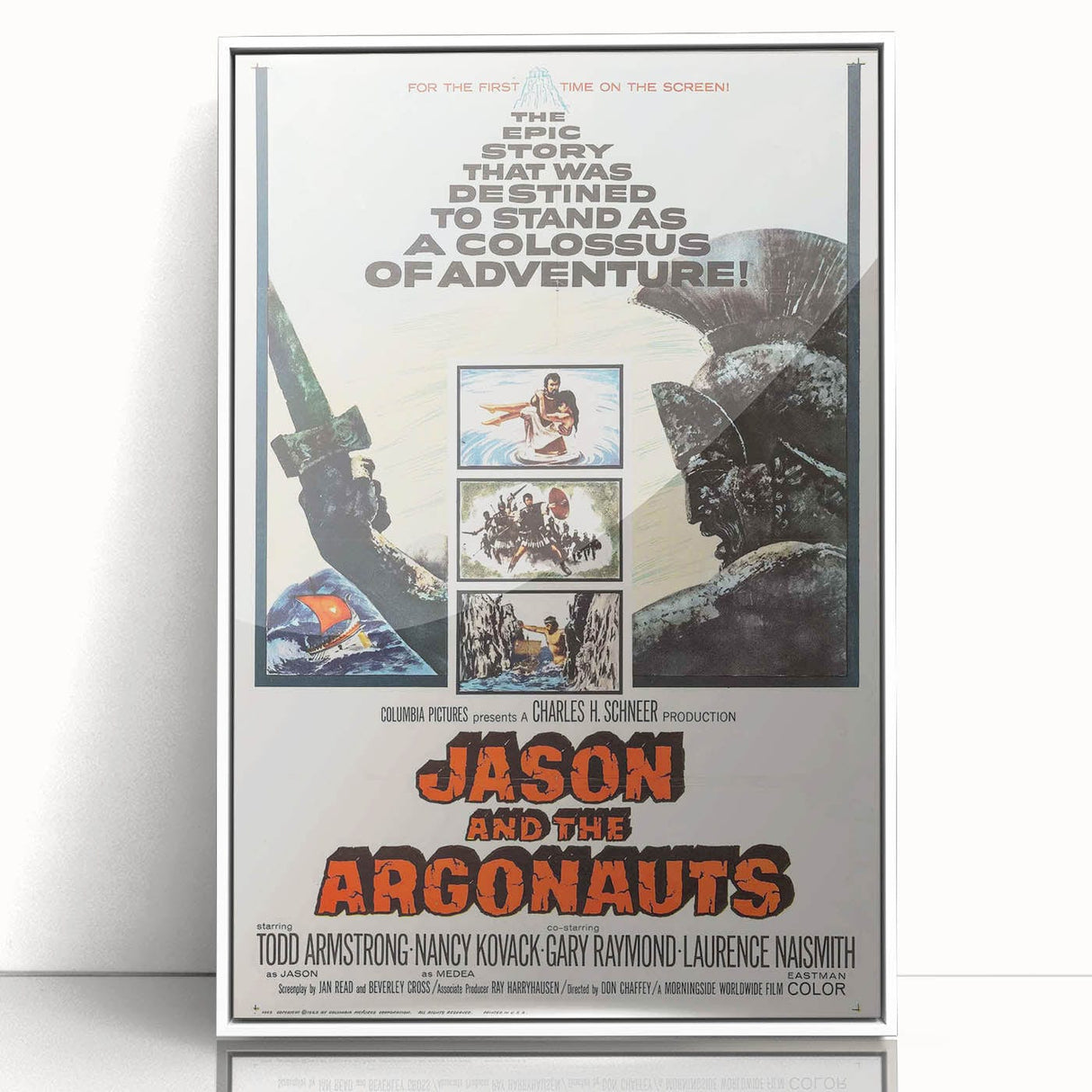 Retro Cinema Art 1960s - Jason and the Argonauts Movie Poster
