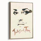 Classic 60s Movie Prints - Jules and Jim 1960s Vintage Poster Art