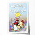 Retro Cinema Art 1960s - Vintage Movie Poster of Karlsson-on-the-Roof