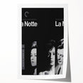 Mid-Century Movie Posters – La Notte 1961 Vintage Film Print