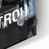 Vintage 60s Movie Poster – Le Trou Noir Crime Film Print