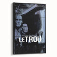 Vintage 60s Movie Poster – Le Trou Noir Crime Film Print