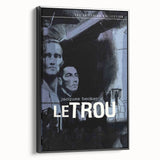 Vintage 60s Movie Poster – Le Trou Noir Crime Film Print