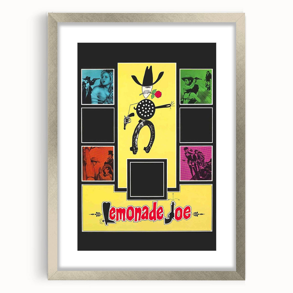 Mid-Century Movie Posters – Lemonade Joe 1960s Vintage Film Print