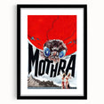 Classic 60s Movie Prints - Mothra Vintage Sci-Fi Film Poster