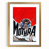Classic 60s Movie Prints - Mothra Vintage Sci-Fi Film Poster