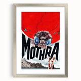 Classic 60s Movie Prints - Mothra Vintage Sci-Fi Film Poster