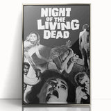 1960s Movie Posters Night of the Living Dead Retro Horror Film Print