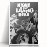 1960s Movie Posters Night of the Living Dead Retro Horror Film Print