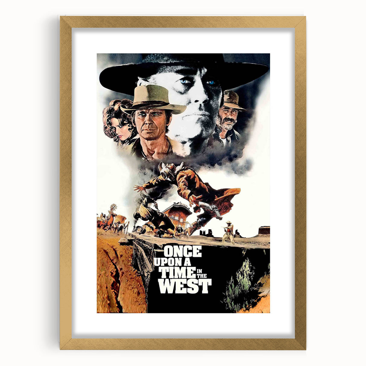 Classic 60s Movie Prints Once Upon a Time in the West Vintage Poster