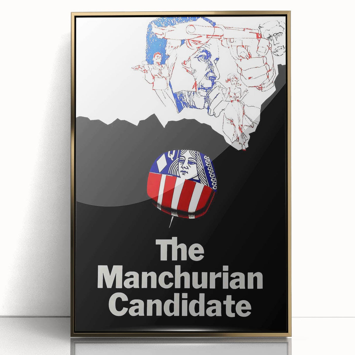 1960s Movie Posters The Manchurian Candidate Vintage Thriller Print