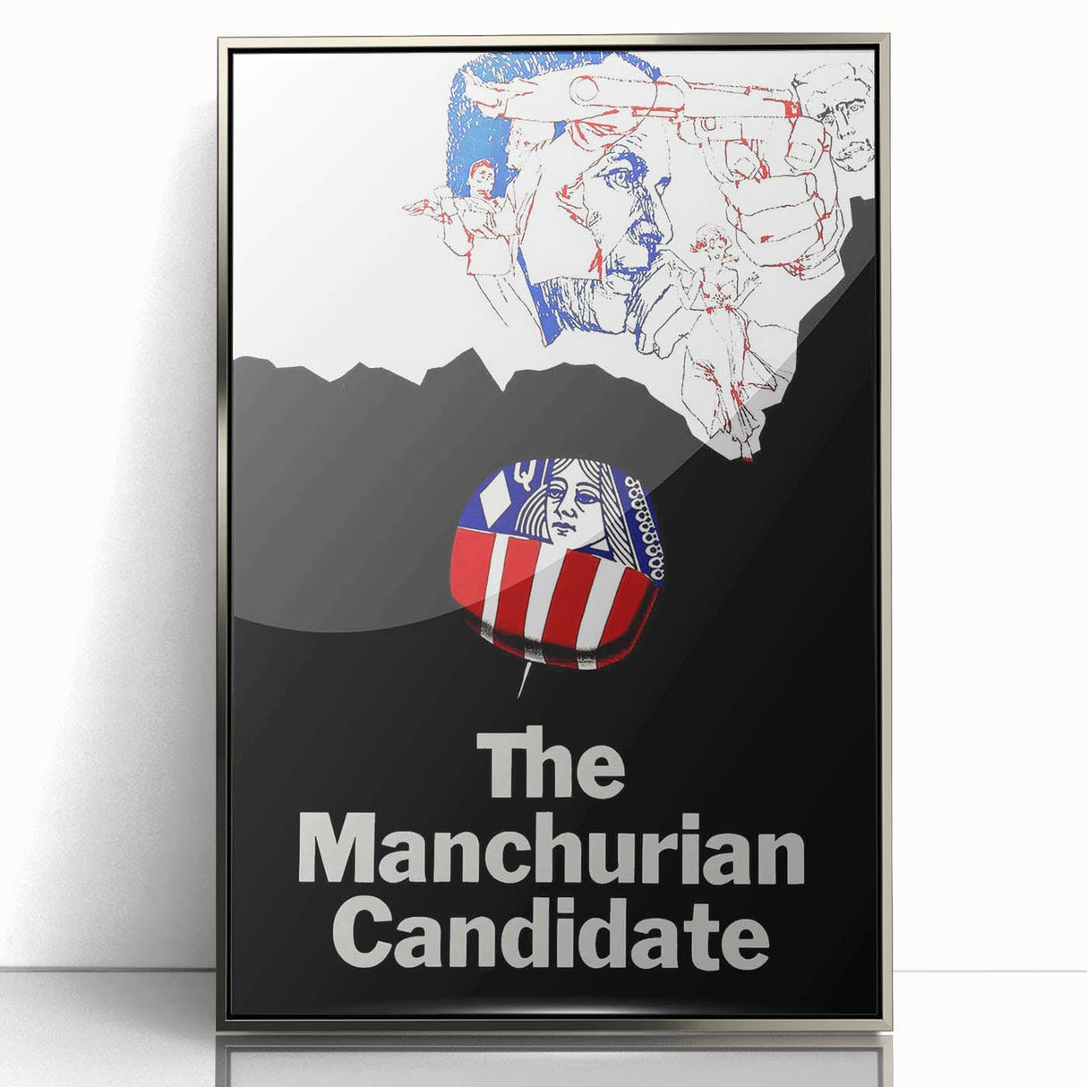 1960s Movie Posters The Manchurian Candidate Vintage Thriller Print