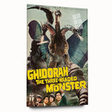 1960s Movie Posters - Ghidorah The Three-Headed Monster | Retro Cinema